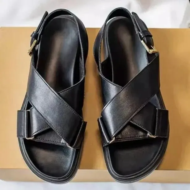 Summer Men's Open Toe Buckle Strap Gladiator Sandals