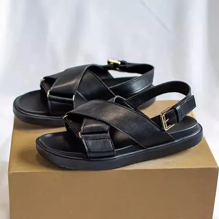 Summer Men's Open Toe Buckle Strap Gladiator Sandals