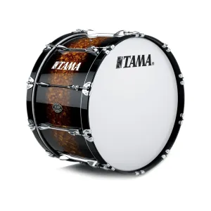 TAMA MB1814L-MCB 18x14inch Fieldstar Marching Bass Drum, Molten Caramel Burst