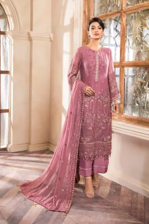 Tea Pink Salwar Kameez with Embroidery Work #PF436