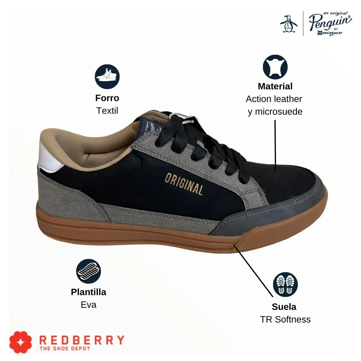 Tenis Penguin Hombre Casual Style Paul OP100269M