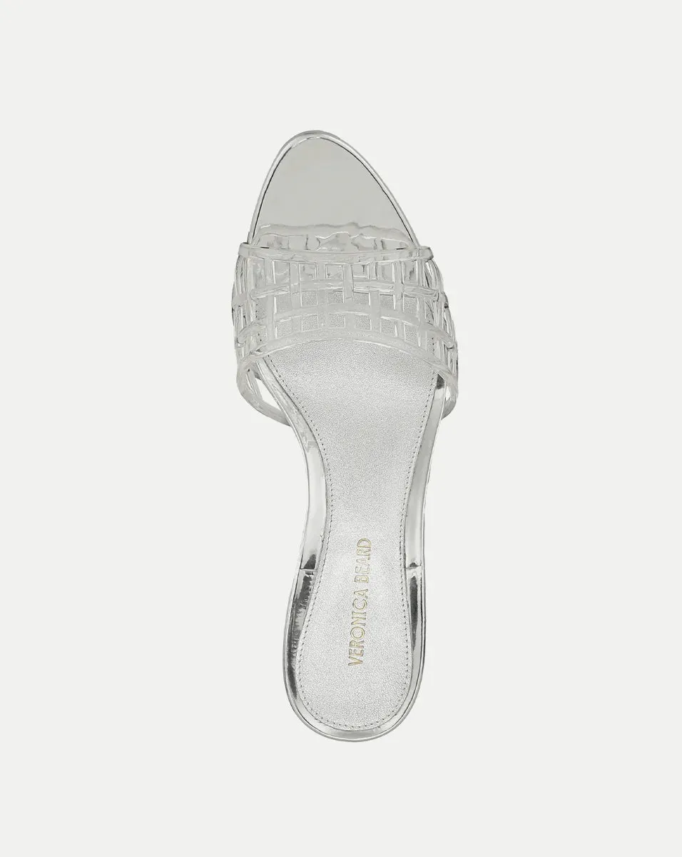 Tia Jelly Sandal - Clear Silver