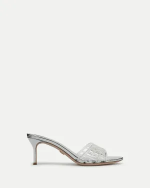 Tia Jelly Sandal - Clear Silver