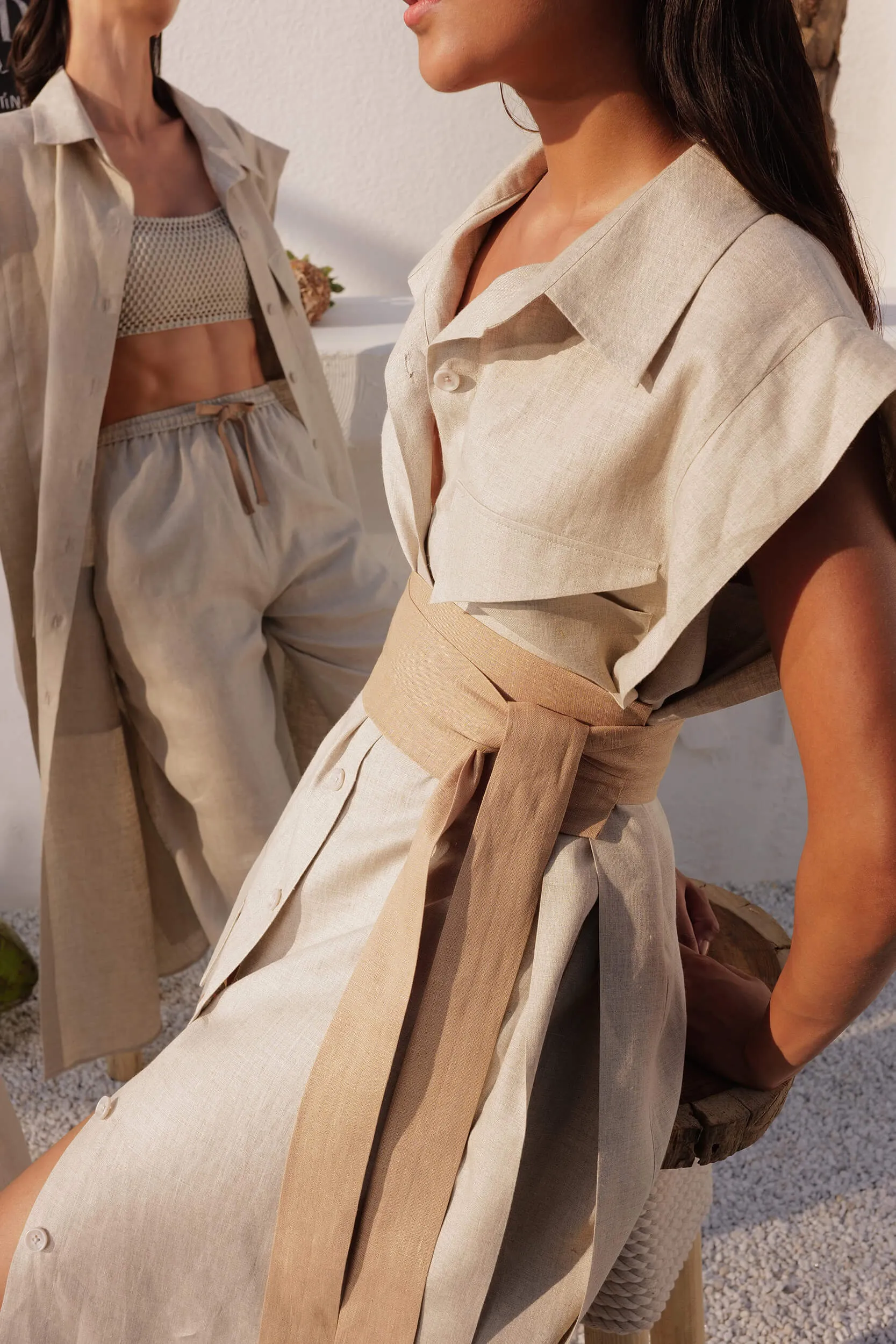 Tokyo Overlay Dress (Natural)