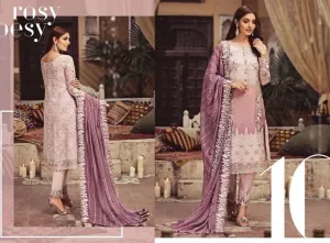 Traditional Pakistani Long Shirt Dupatta Dress by Sarene - C1667