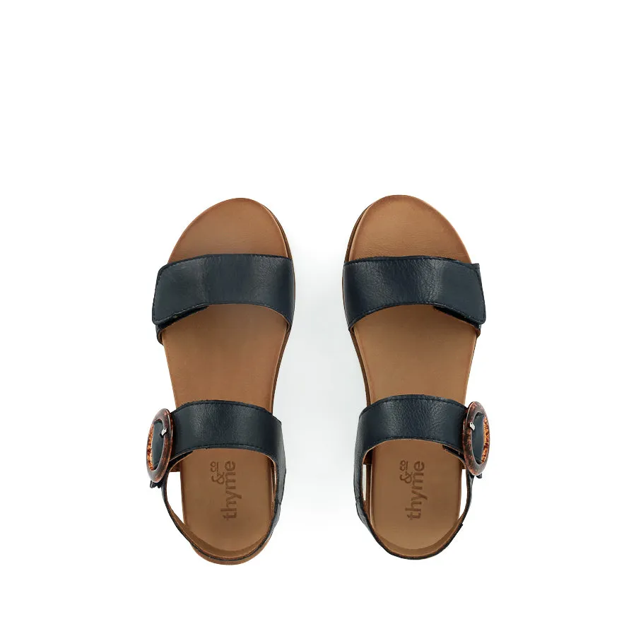 TROVE - NAVY/BEIGE LEATHER