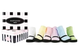Trumpette Pastel Mary Janes Sock Set