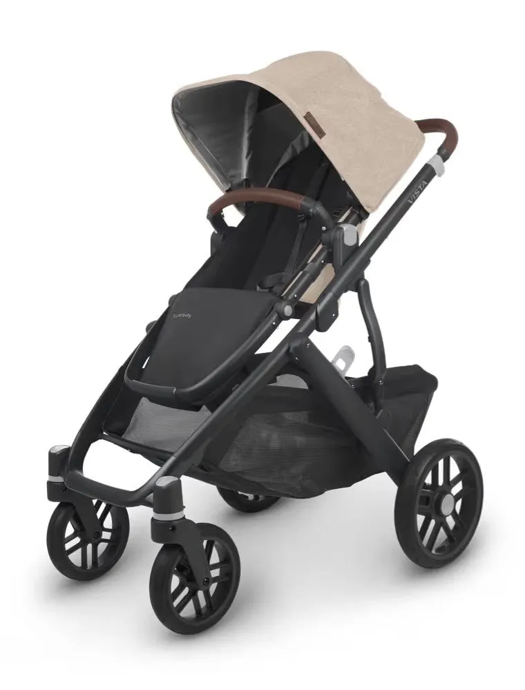 Uppababy Vista 2 Liam (Oat Melange/Carbon Frame/Chestnut Leather)