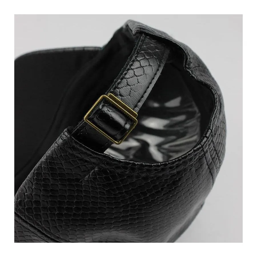 Vegan Leather Cap
