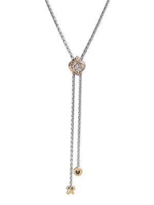 Viana Filigree Heart Adjustable Necklace