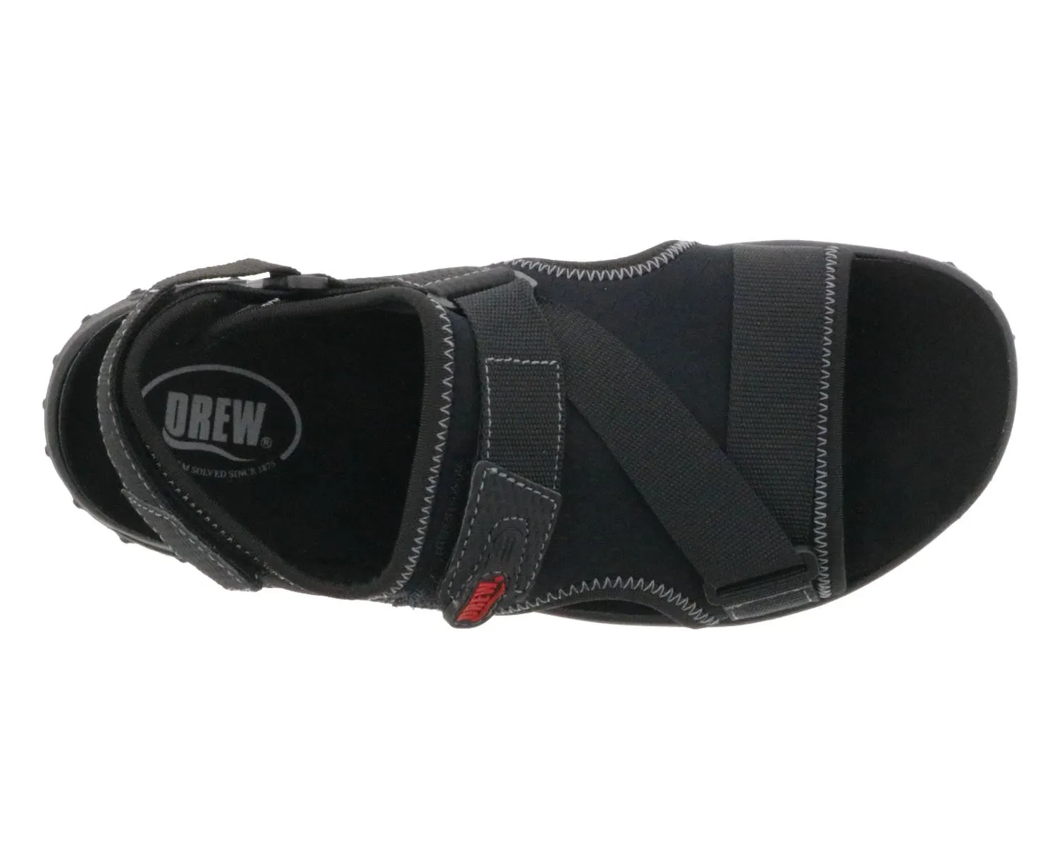WANDER Black Leather/Stretch