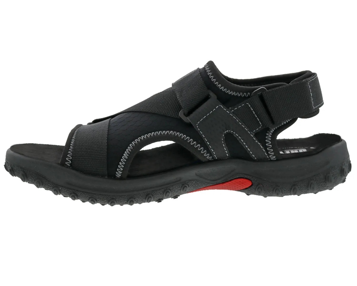 WANDER Black Leather/Stretch
