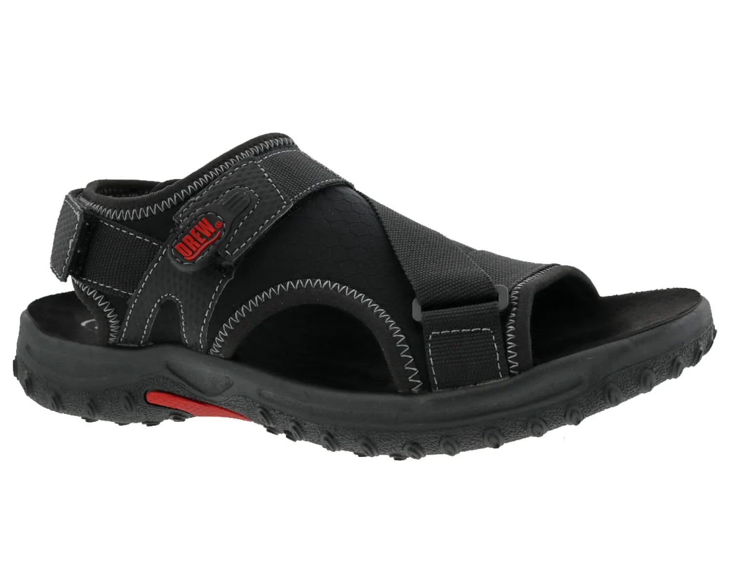 WANDER Black Leather/Stretch