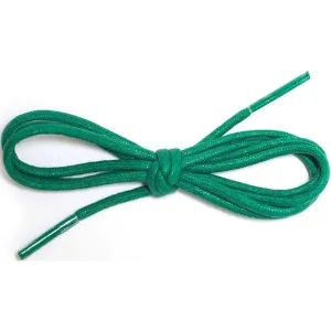 Waxed Cotton Dress Round 1/8" - Kelly Green (12 Pair Pack) Shoelaces