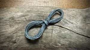 Waxed Irish Linen - Slate Grey