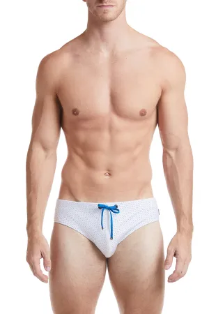 White - COLYN Athletic Mesh Bikini Swim Brief