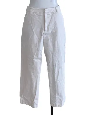 White Plain Formal Pants