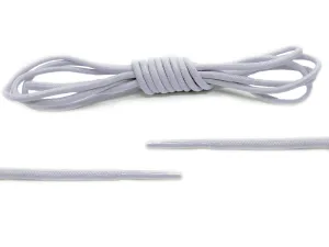 White Round Waxed Laces