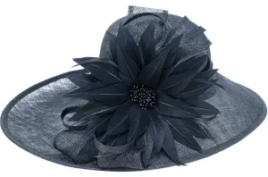 wide brim sunflower ~  black