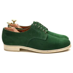 Women's Green Suede Derby UK 7 EU 40