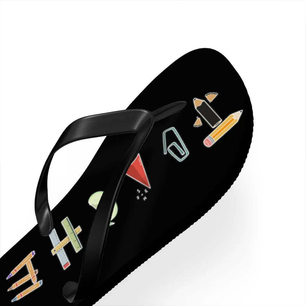 Women's Teacher Objects Flip Flops