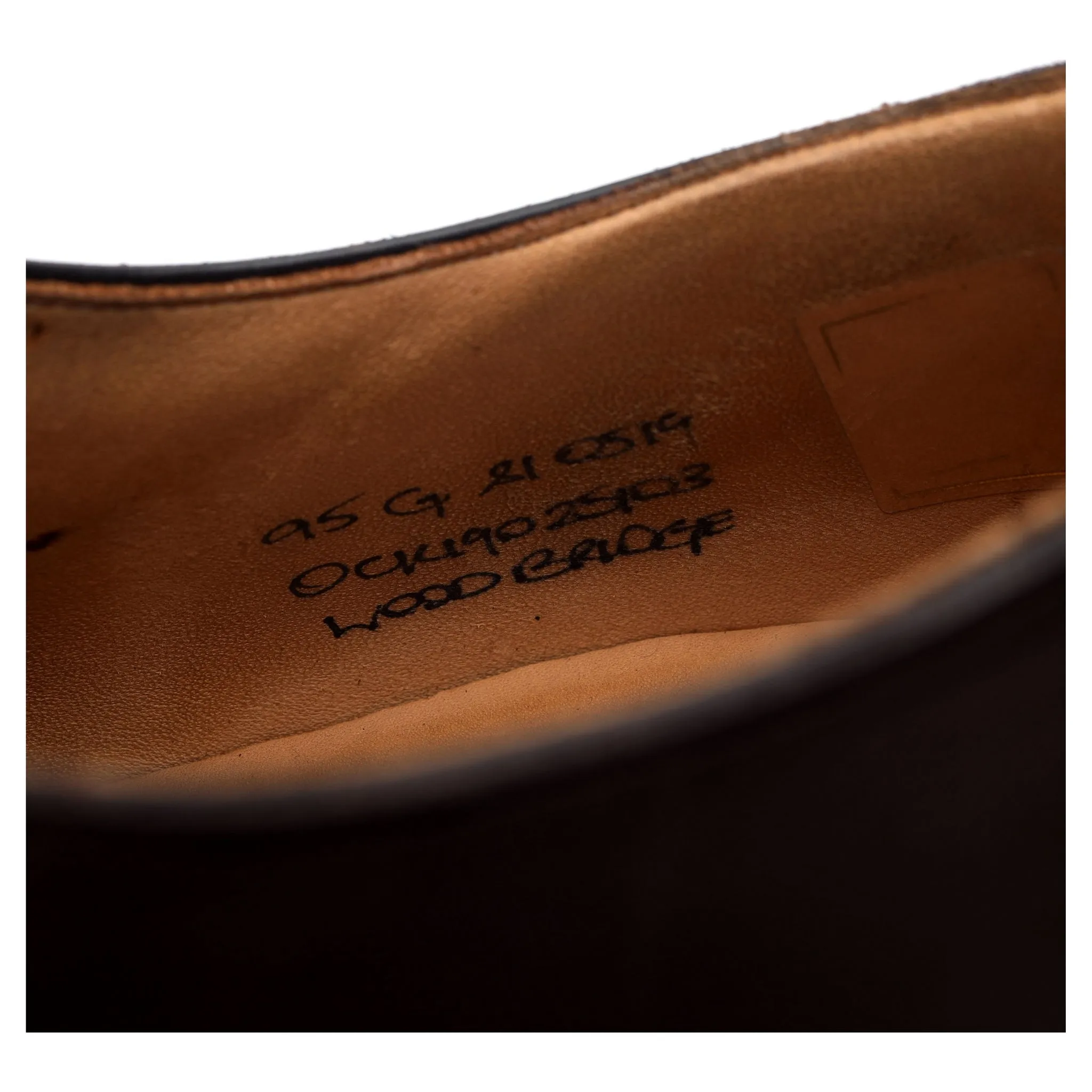 'Woodbridge' Dark Brown Leather Derby UK 9.5 G
