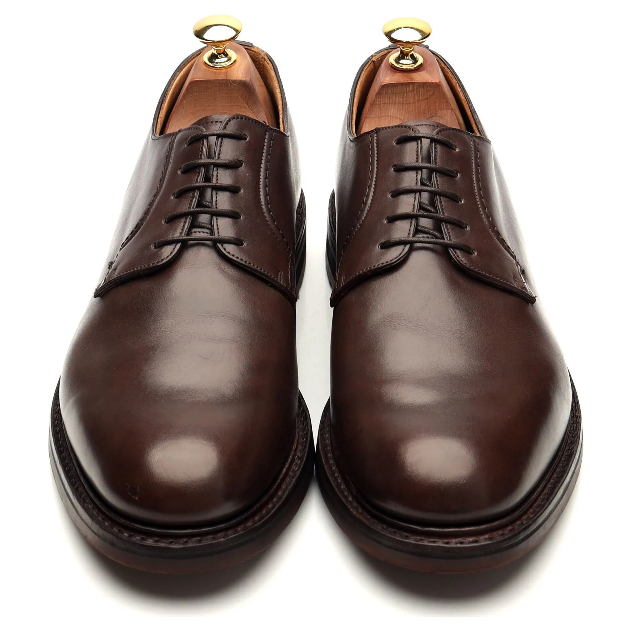 'Woodbridge' Dark Brown Leather Derby UK 9.5 G