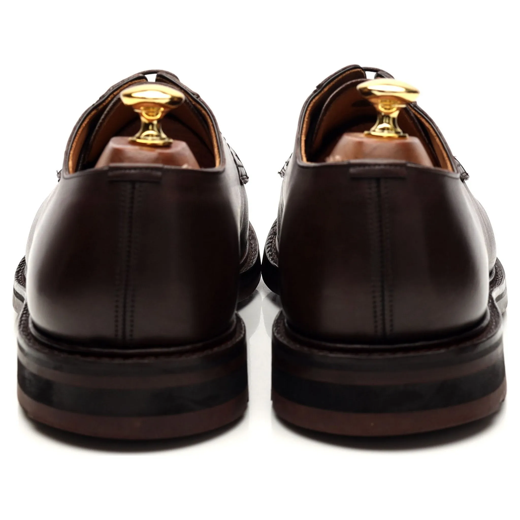 'Woodbridge' Dark Brown Leather Derby UK 9.5 G