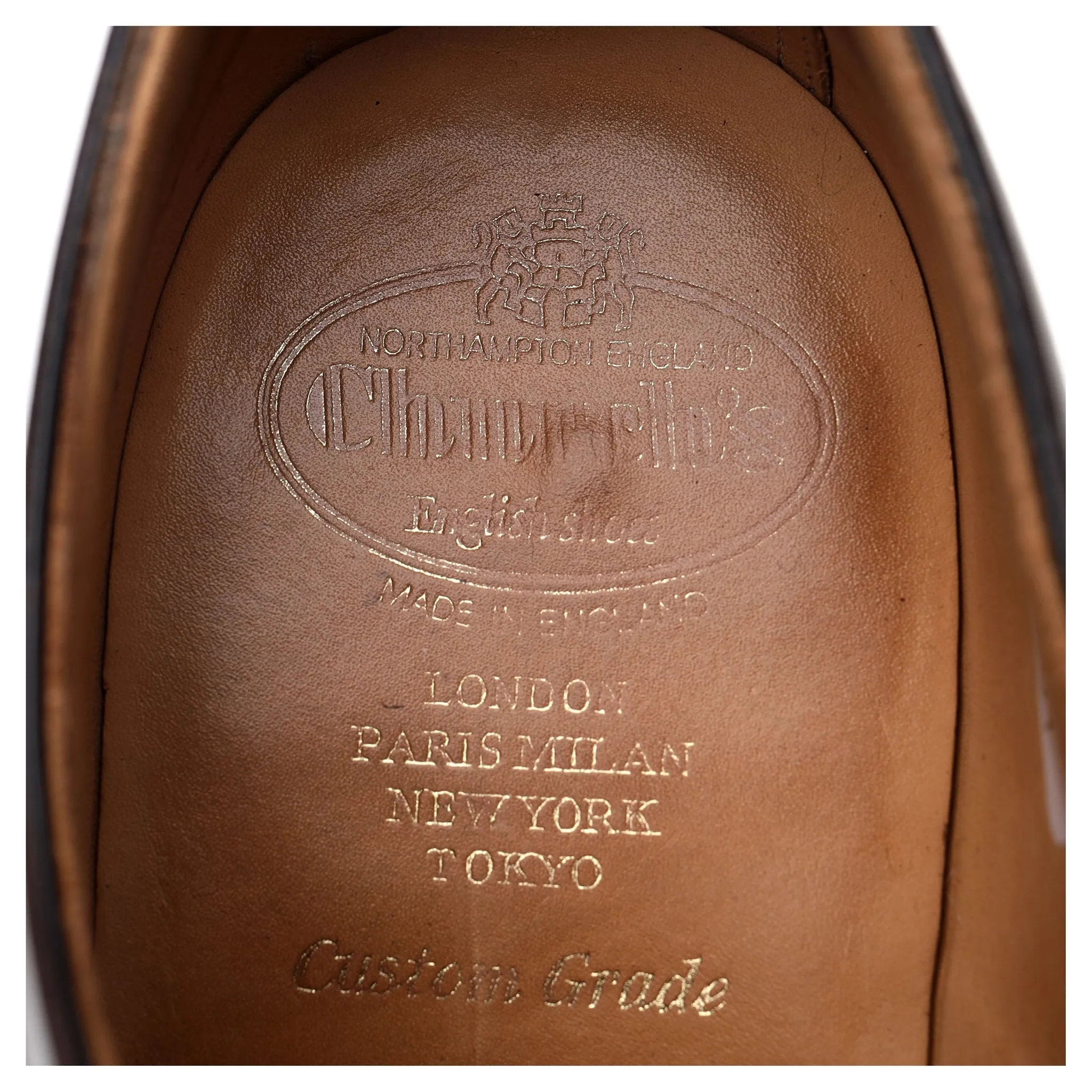 'Woodbridge' Dark Brown Leather Derby UK 9.5 G