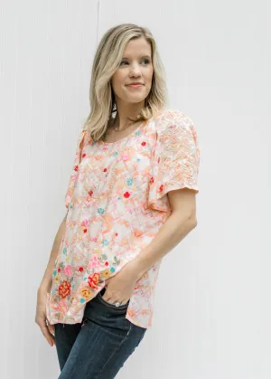 X Janes Embroidered Top