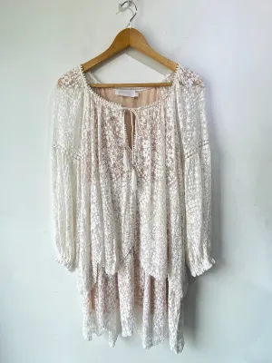 Zimmermann White Lace Dress